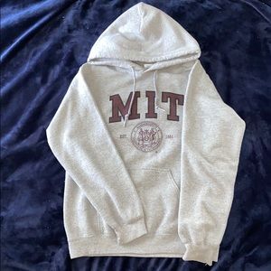 grey - MIT college hoodie